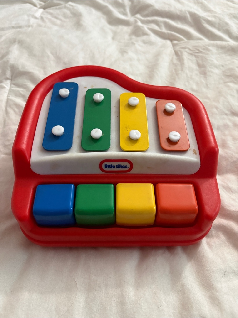 Little Tikes Red Musical Xylophone Piano Toy with Colorful Keys